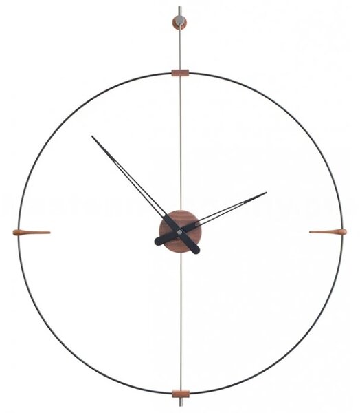 Designové nástěnné hodiny Nomon Bilbao Graphite Small 92cm