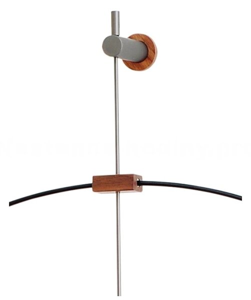 Designové nástěnné hodiny Nomon Bilbao Graphite Small 92cm