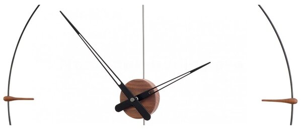 Designové nástěnné hodiny Nomon Bilbao Graphite Small 92cm