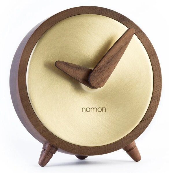 Designové stolní hodiny Nomon Atomo Gold 10cm