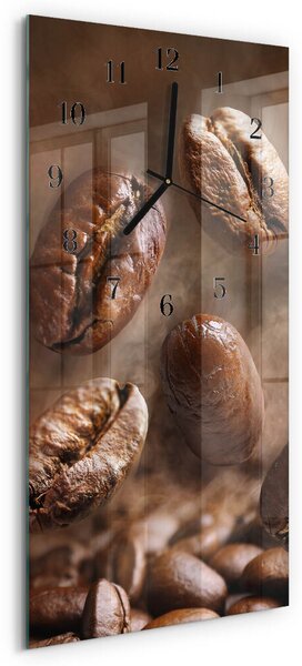 Skleněné hodiny vertikální Fazole zsppc-30x60-00173424