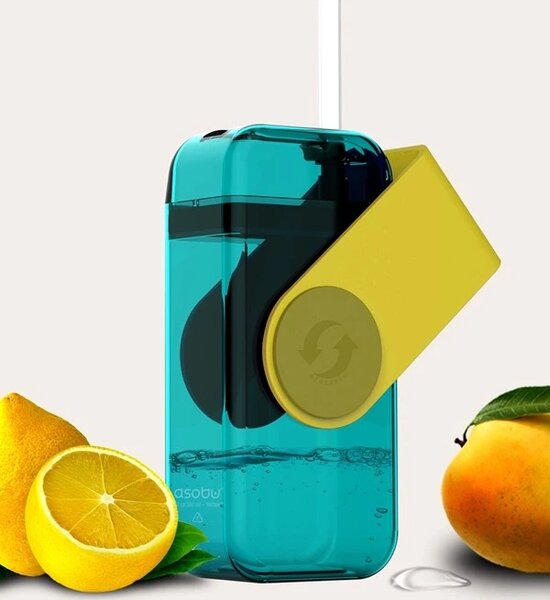 ASOBU univerzální dětský Drink Box žlutý 300ml