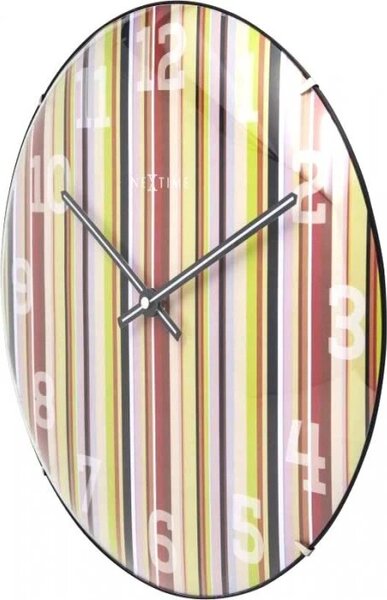 Designové nástěnné hodiny 3168 Nextime Smithy Dome 35cm