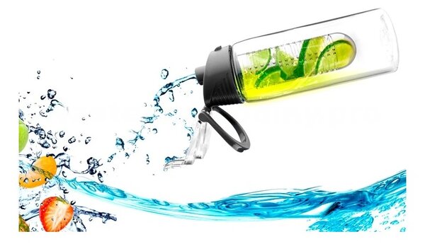 ASOBU designová fresh láhev s infuserem Flavour It fialová 600ml