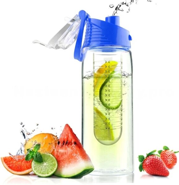 ASOBU designová fresh láhev s infuserem Flavour It fialová 600ml