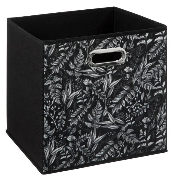 Úložný box Organic, 31x31x31 cm, černá