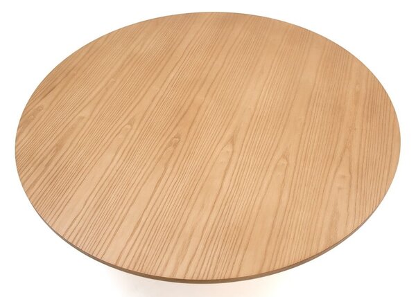 Jasanový kulatý konferenční stolek Teulat Cep 110 cm