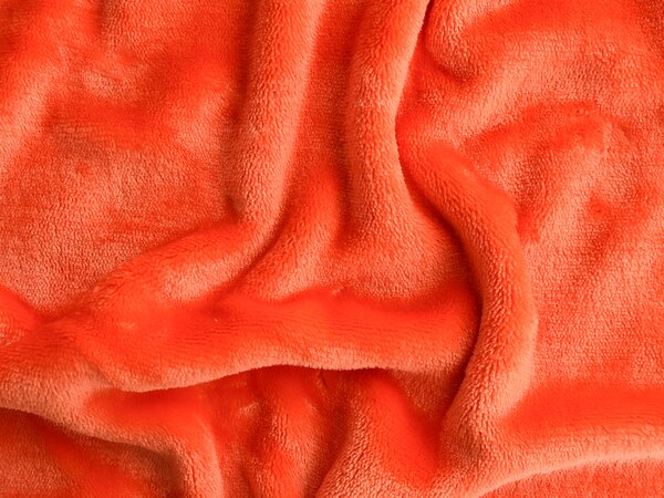 XPOSE® Mikroplyšový povlak na polštář - oranžový 40x40