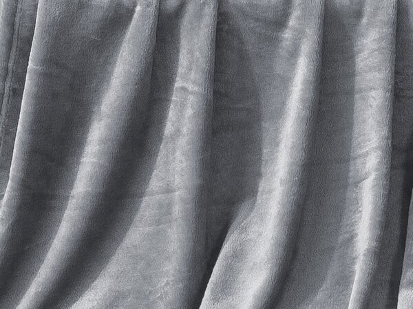 XPOSE® Mikroplyšová deka Exclusive - světle šedá 200x230 cm