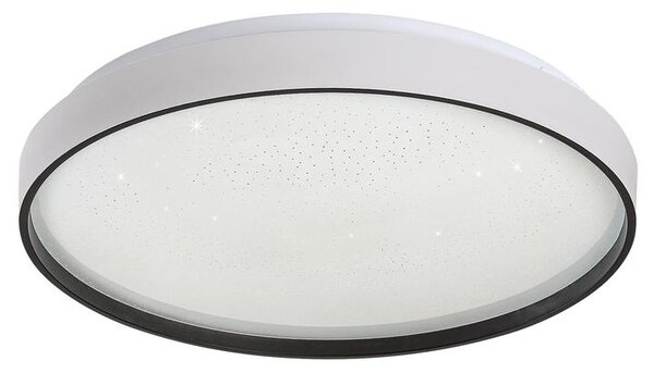 Stropní svítidlo ZERAVA bílá/černá, průměr 38 cm