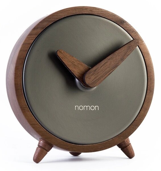 Designové stolní hodiny Nomon Atomo Graphite 10cm