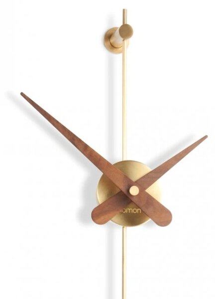 Designové nástěnné hodiny Nomon Punto y coma Gold N 113cm