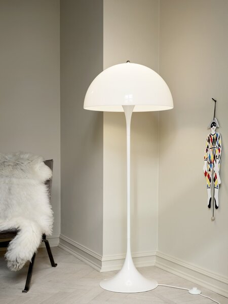 Stojací lampa Panthella Opal White