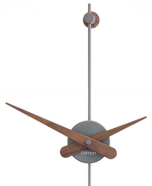 Designové nástěnné hodiny Nomon Punto y coma Graphite 113cm
