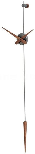 Designové nástěnné hodiny Nomon Punto y coma Graphite 113cm