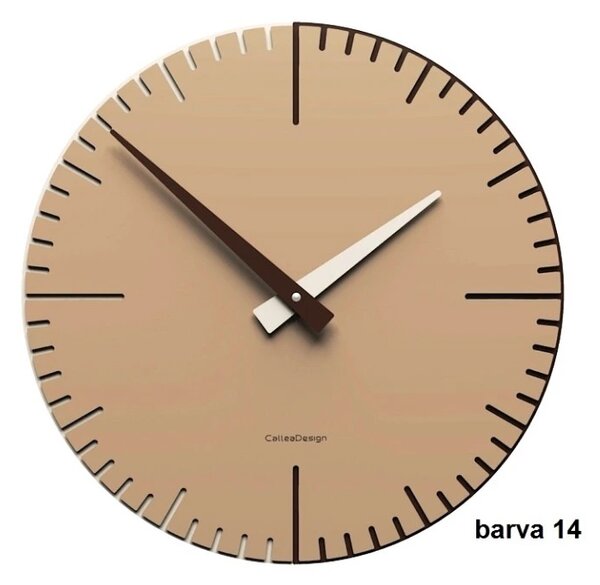 Designové hodiny 10-025 CalleaDesign Exacto 36cm (více barevných variant) Barva grafitová (tmavě šedá)-3 - RAL9007