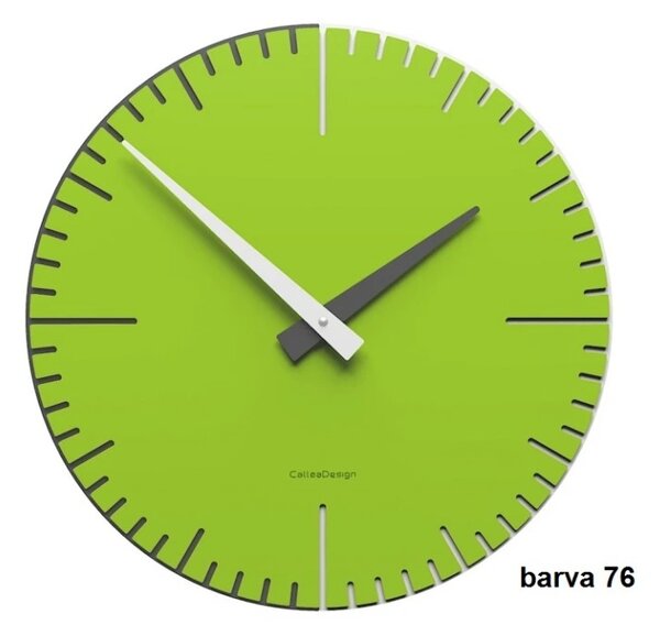 Designové hodiny 10-025 CalleaDesign Exacto 36cm (více barevných variant) Barva grafitová (tmavě šedá)-3 - RAL9007