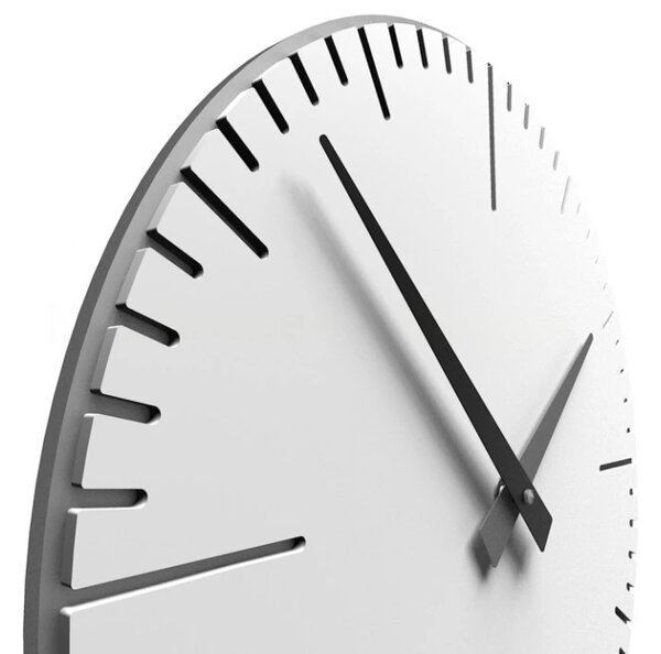 Designové hodiny 10-025 CalleaDesign Exacto 36cm (více barevných variant) Barva grafitová (tmavě šedá)-3 - RAL9007