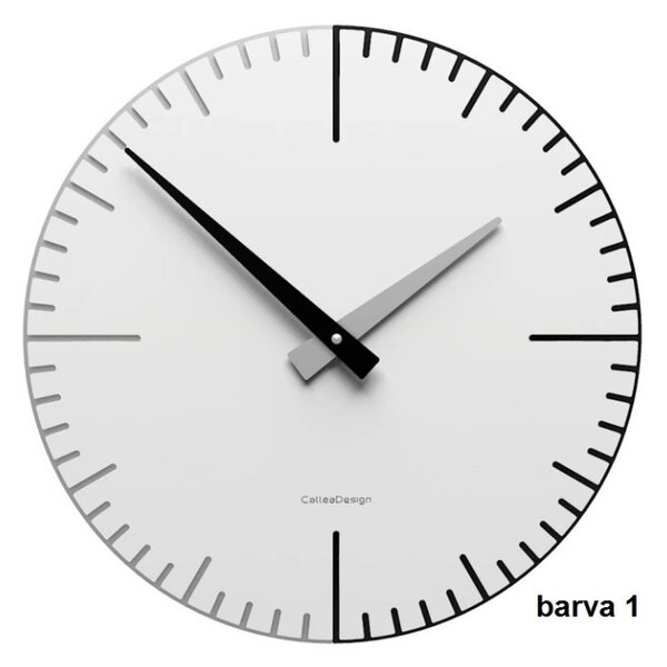 Designové hodiny 10-025 CalleaDesign Exacto 36cm (více barevných variant) Barva grafitová (tmavě šedá)-3 - RAL9007