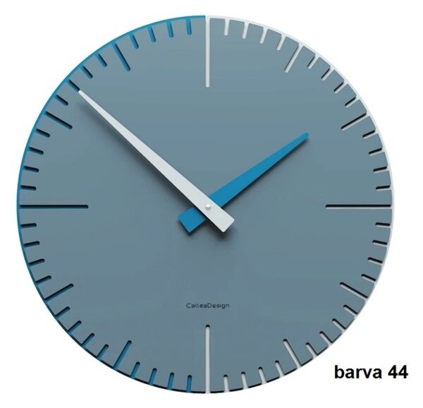 Designové hodiny 10-025 CalleaDesign Exacto 36cm (více barevných variant) Barva grafitová (tmavě šedá)-3 - RAL9007