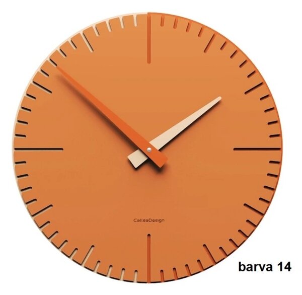 Designové hodiny 10-025 CalleaDesign Exacto 36cm (více barevných variant) Barva grafitová (tmavě šedá)-3 - RAL9007
