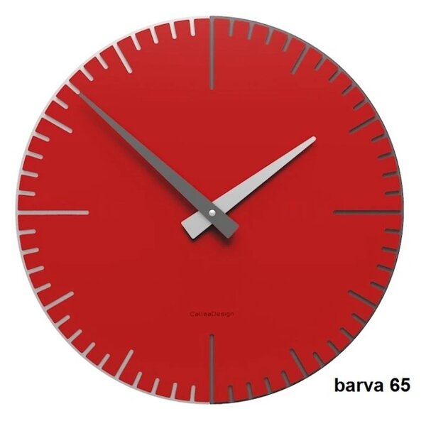 Designové hodiny 10-025 CalleaDesign Exacto 36cm (více barevných variant) Barva grafitová (tmavě šedá)-3 - RAL9007