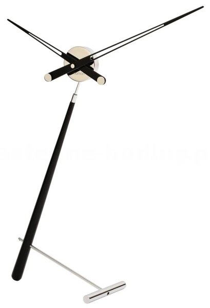 Designové stolní hodiny Nomon Puntero L Black 94cm