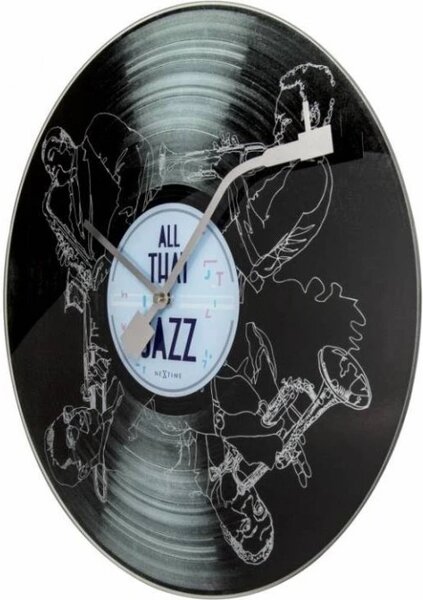 Designové nástěnné hodiny 8184 Nextime The Jazz 43cm