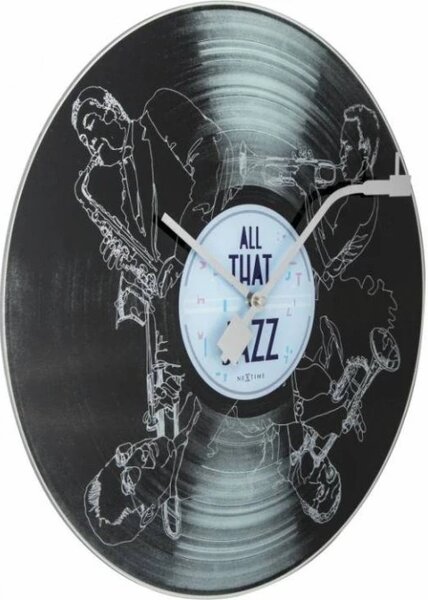 Designové nástěnné hodiny 8184 Nextime The Jazz 43cm