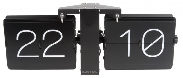 Designové překlápěcí hodiny KA5602BK Karlsson 36cm