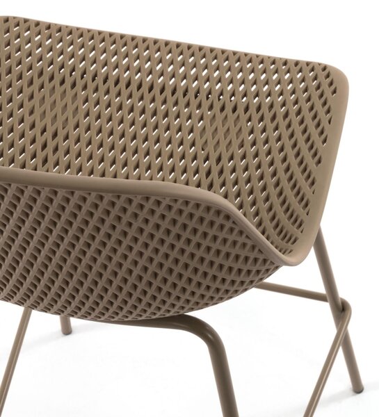 Béžová plastová barová židle Kave Home Quinby 65 cm