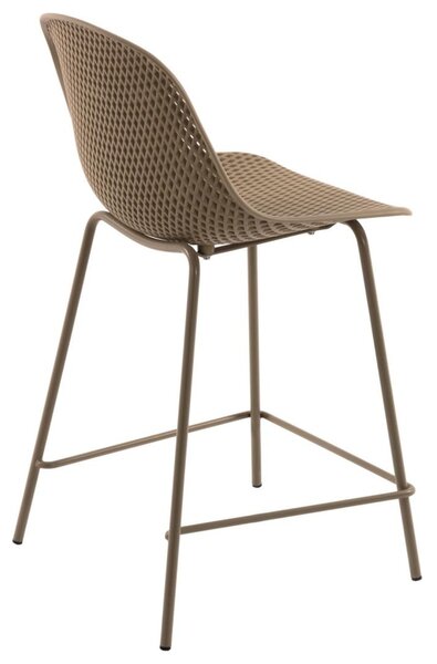 Béžová plastová barová židle Kave Home Quinby 65 cm