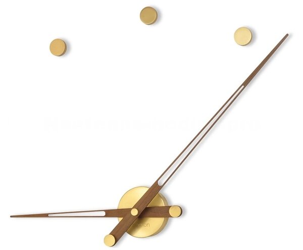 Designové nástěnné hodiny Nomon Rodon 12N Gold 74cm