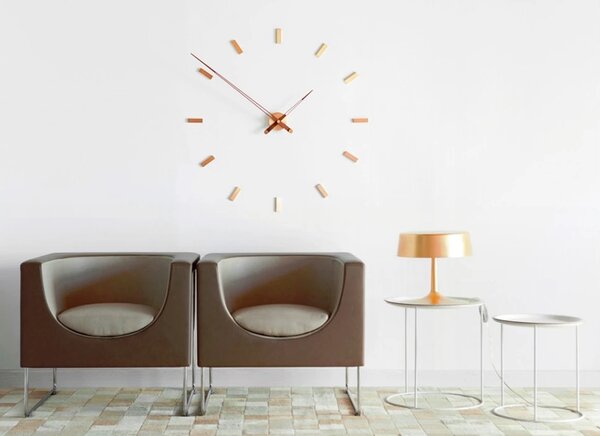 Designové nástěnné hodiny Nomon Tacon 12N Gold 100cm