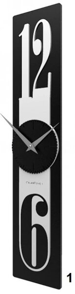 Designové hodiny 10-026 CalleaDesign Thin 58cm (více barevných variant) Barva vínová červená-65 - RAL3003