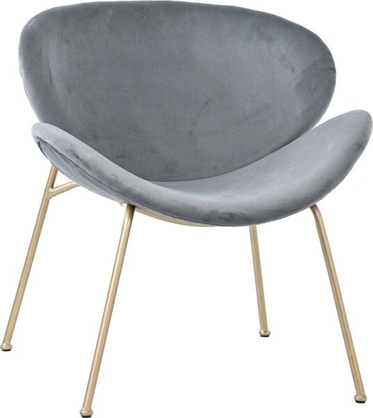 Sada dvou jídelních židlí – elegantní sametové židle – s zlatými kovovými nohami – a pohodlný design