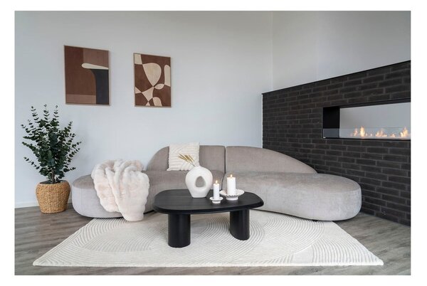 Krémový ručně tkaný vlněný koberec 200x300 cm Pune – House Nordic