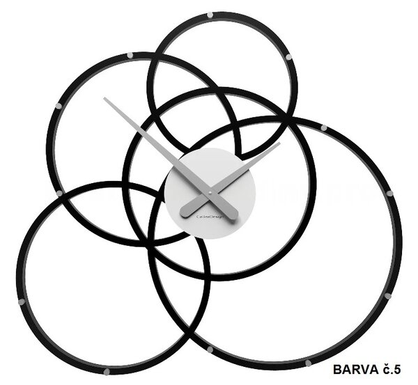 Designové hodiny 10-215 CalleaDesign Black Hole 59cm(více barevných variant) Barva čokoládová-69 - RAL8017
