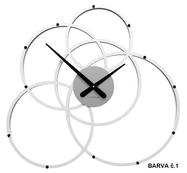 Designové hodiny 10-215 CalleaDesign Black Hole 59cm(více barevných variant) Barva čokoládová-69 - RAL8017