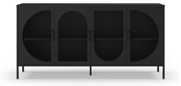 Černá komoda 160x90 cm Tayra – Marckeric