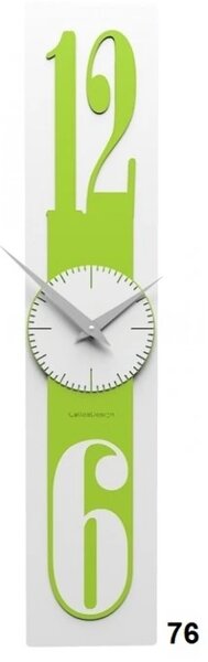 Designové hodiny 10-026 CalleaDesign Thin 58cm (více barevných variant) Barva vínová červená-65 - RAL3003
