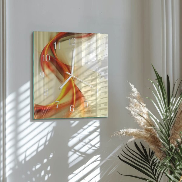 Skleněné hodiny Abstrakce zskb-30x30-00084005