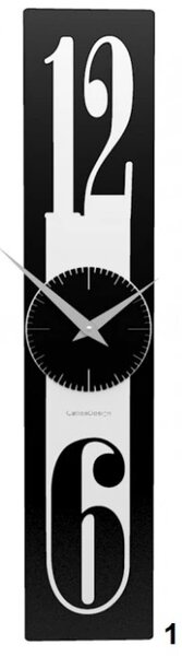 Designové hodiny 10-026 CalleaDesign Thin 58cm (více barevných variant) Barva vínová červená-65 - RAL3003