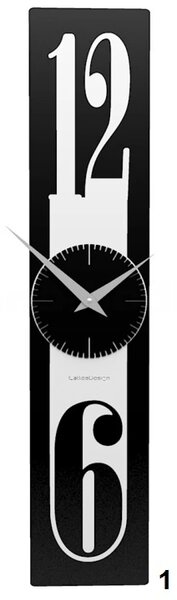 Designové hodiny 10-026 CalleaDesign Thin 58cm (více barevných variant) Barva vínová červená-65 - RAL3003