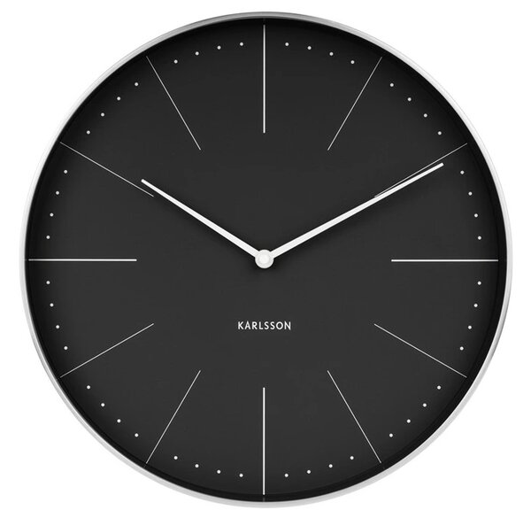 Designové nástěnné hodiny 5681BK Karlsson 38cm