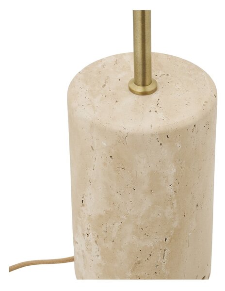 Béžová stojací lampa s kovovým stínidlem (výška 155 cm) Sheffield – House Nordic