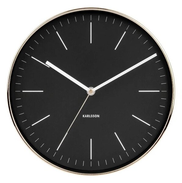 Designové nástěnné hodiny 5695BK Karlsson 28cm