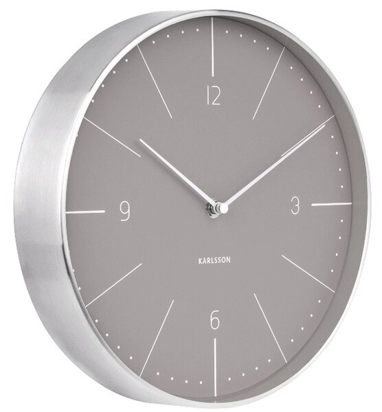 Designové nástěnné hodiny 5682GY Karlsson 28cm