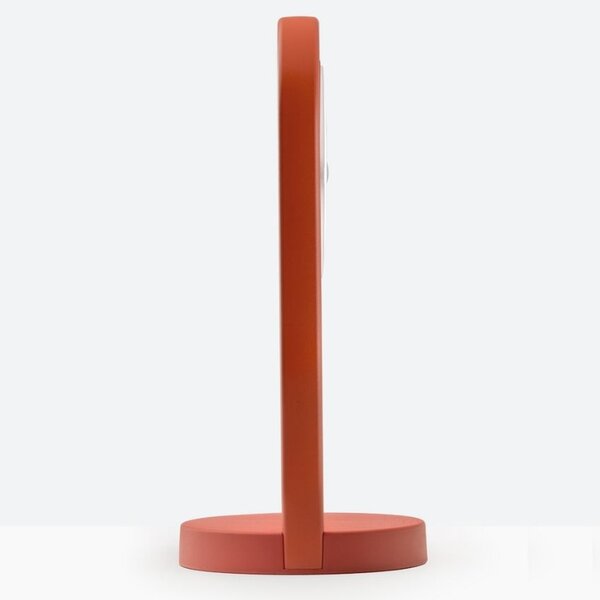 Pedrali Červená kovová bezdrátová stolní LED lampa Giravolta 33 cm