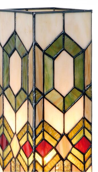 Stolní lampa Tiffany Gonos - 12.5*35 cm 1x E14 / max 40W - Clayre & Eef